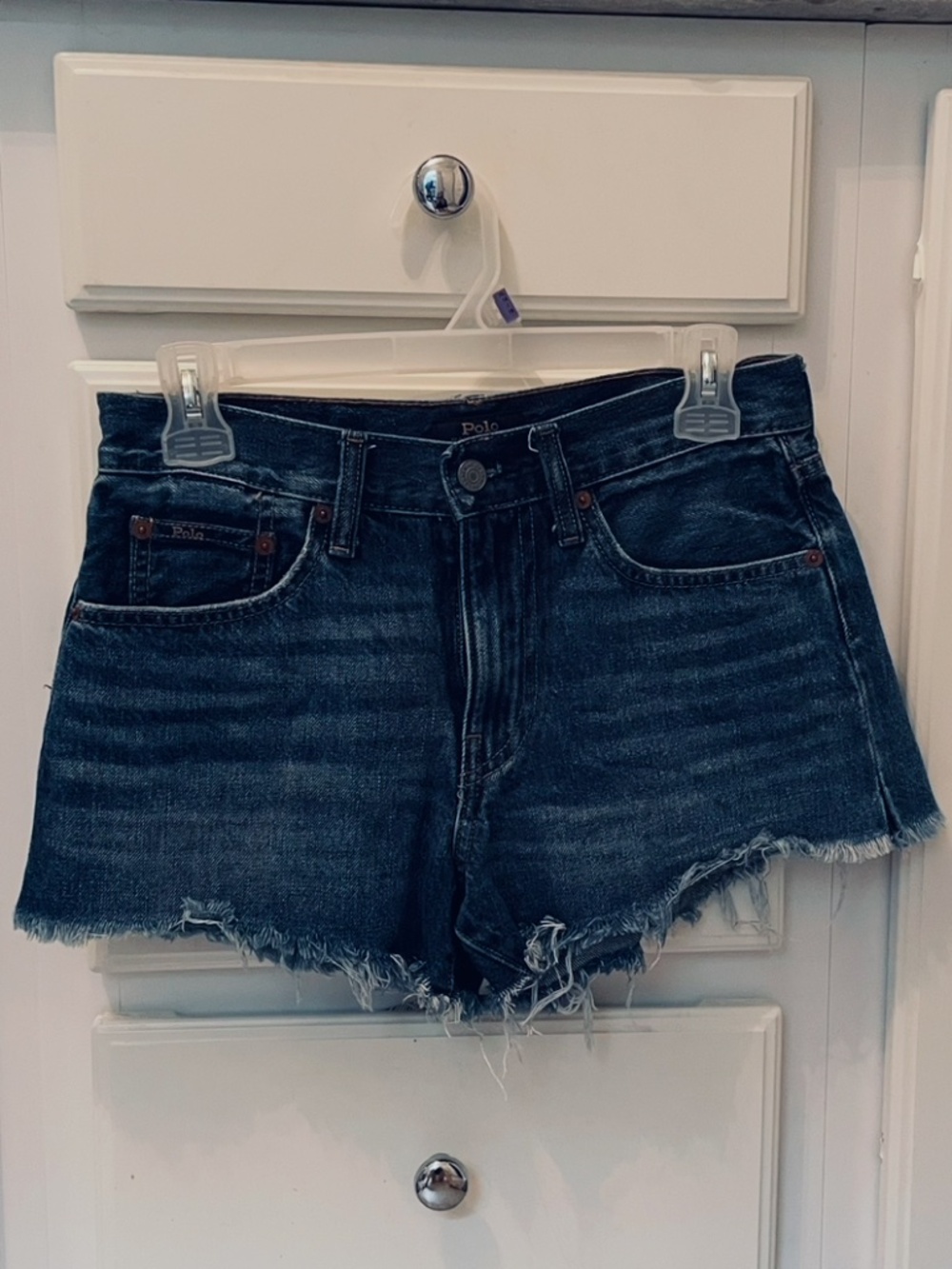 Ralph Lauren Polo cut off shorts size 25